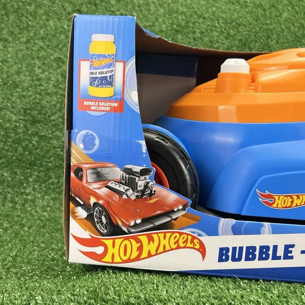 Hot Wheels Bubble Lawn Mower Toddlers Summer Toy Indoor Outdoor‎ Garden Birthday